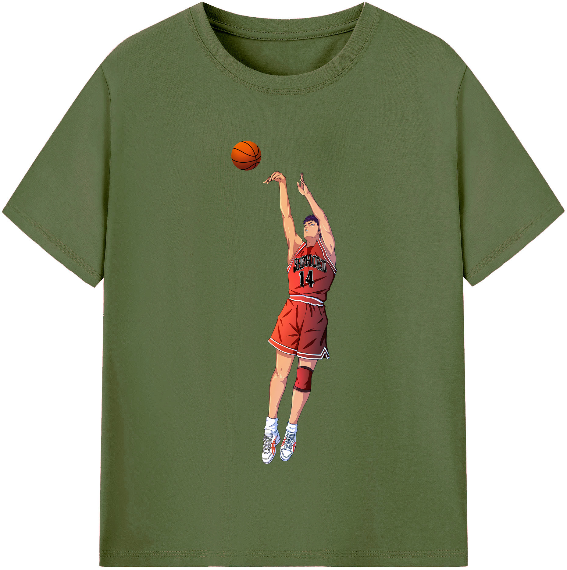 （画像用） SLAM DUNK／スラムダンク 綿100％半袖Tシャツ（フロントプリント）